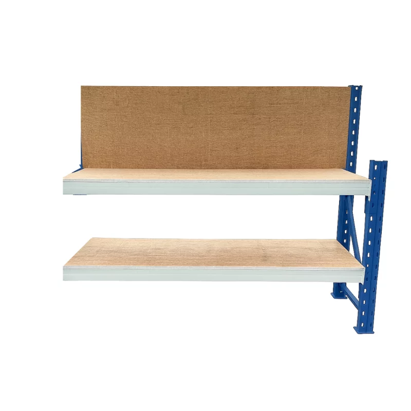 prelungire-pentru-masa-de-lucru-industriala-cu-panou-din-placaj-l1000-x-d600-x-h10001500mm-200kgnivel-blue-white-266__w800_h800_c Удължение за индустриална работна маса с панел от шперплат L1000 x D600 x H1000/1500 мм – 200 кг/ниво, СИНЬО & БЯЛО - Image 1