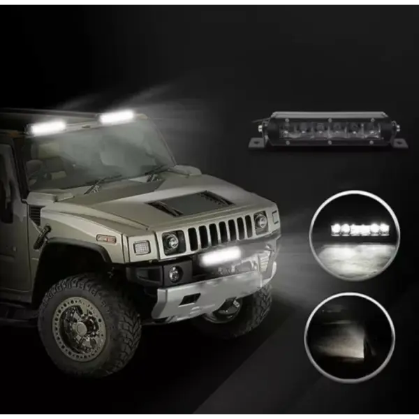 LED проектор P.TIP 18-OFF ROAD: 7"/30W /2.000 LM/12V-24V/ IP 68 Водоустойчив