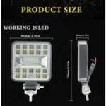 LED проектор P.TIP 32-OFF ROAD: 4"/87W /12V-24V/IP 67 Водоустойчив - Image 2