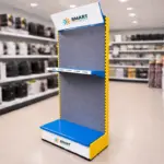 Метален рафт за излагане в магазини, размери: L1000×W450×H2000 мм - Image 3