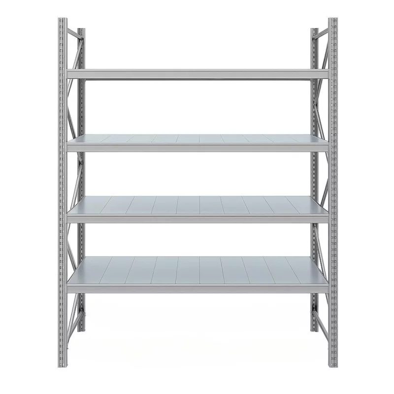 raft-metalic-zincat-l1000-mm-structura-modulara-cu-polite-incluse-9529__w800_h800_c Метален поцинкован стелаж L1000 x D600 x H2000 мм, 800 кг - Image 1
