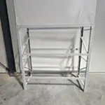 Професионален рафт за съхранение на гуми L2000x600xH2000, 600 кг