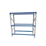 Професионален рафт за съхранение на гуми L2000x600xH2000, 600 кг