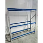 Професионален рафт за съхранение на гуми L2000x600xH2000, 600 кг - Image 4