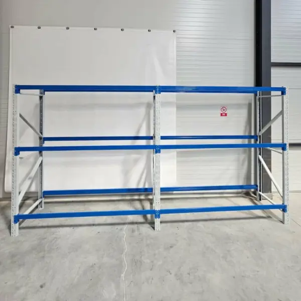 Професионален стелаж за съхранение на гуми L3900xL600xH2000, 1200 кг.