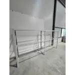 Професионален бял стелаж за съхранение на гумиL3900x600xH2000, 1200 кг. - Image 2