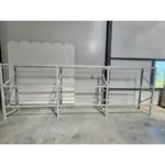 Професионален рафт за съхранение на гуми L5800x600xH2000, 1800 кг. - Image 3