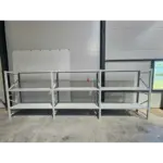 Бял професионален рафт за съхранение  L5800x600xH2000, 1800 kg