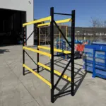 Професионален складов стелаж L2000 x Ш600 x В2000, 600 кг – без рафтове - Image 3