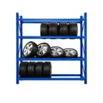 Професионален стелаж за съхранение на гуми H2000XL2000XL600, 800 кг – Продукт с нарушена опаковка!