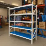 Професионален складов стелаж H2500 × 600 × L2000, товароносимост 1000 кг - Image 2