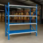 Професионален складов стелаж H2500 × 600 × L2000, товароносимост 800 кг, 4 нива - Image 3