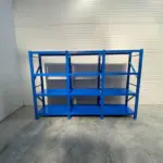 Професионален рафт за съхранение L3000x600xH2000, 2400 кг - Image 2