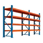 Profesionalen stelazh za siekhranenie L3900xL600xH2000, 7200 kg