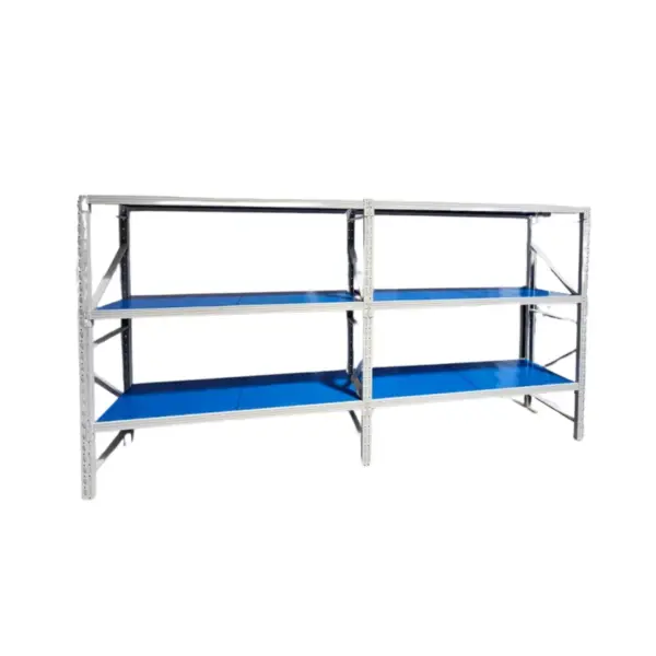 Професионален рафт за съхранение  L3900x600xH2000, 1200 кг.