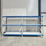 Професионален рафт за съхранение  L3900x600xH2000, 1200 кг.