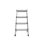 Сгъваема алуминиева стълба KMH1204 – 2x4 стъпала - Image 3