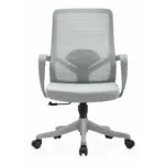 Ергономичен офис стол OptiSit, регулируем, сив цвят, размери 575*580*1000-1110 мм