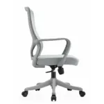 Ергономичен офис стол OptiSit, регулируем, сив цвят, размери 575*580*1000-1110 мм - Image 3