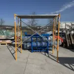 Подвижно стоманено скеле H2000L1800W900 мм с 2 комплекта диагонали и една платформа - Image 2