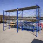 Подвижно скеле от стомана, H3400 × L3600 × W1219 мм, с 2 удължения - Image 2