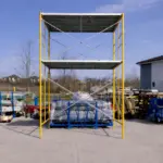 Подвижно стоманено скеле H4000L1800W900 мм с 4 комплекта диагонали и 2 платформи. - Image 3