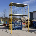 Подвижно стоманено скеле H4000L1800W900 мм с 4 комплекта диагонали и 2 платформи. - Image 2