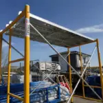 Подвижно стоманено скеле H4000L1800W900 мм с 4 комплекта диагонали и 2 платформи. - Image 5