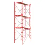 Подвижно стоманено скеле H6000L1800W1524 mm с 6 комплекта диагонали и 3 платформи