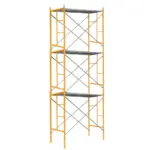 Подвижно стоманено скеле H6000L1800W900 mm с 6 комплекта диагонали и 3 платформи