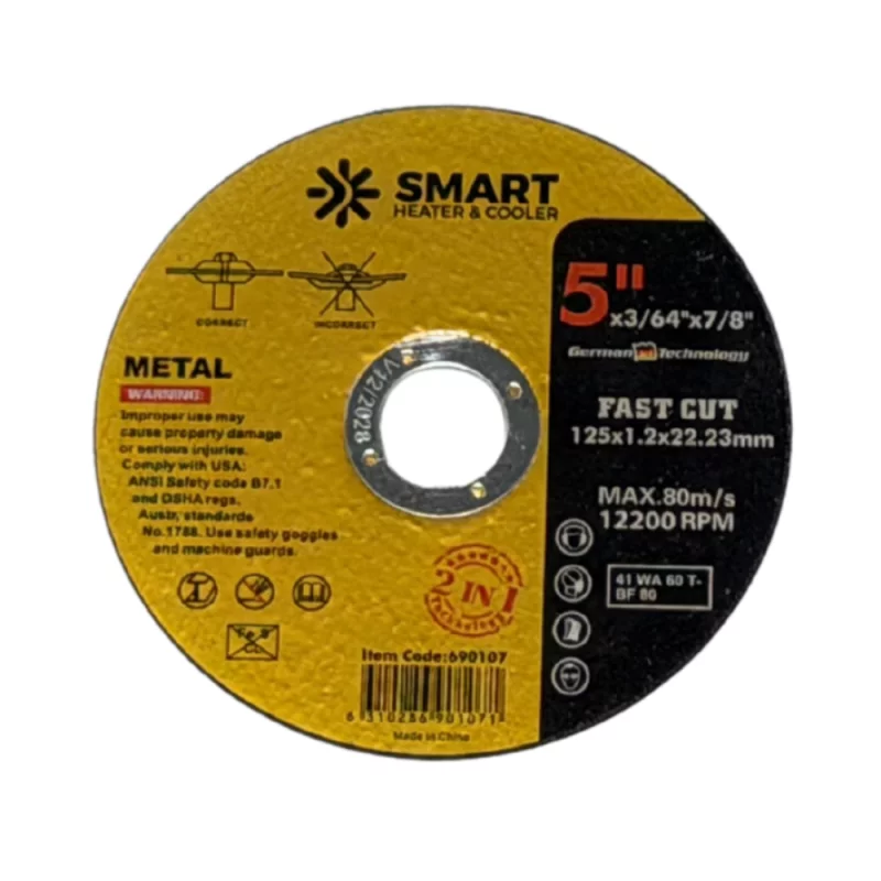 set-25-buc-disc-taiere-inox-si-metal-t41-125mm-x-12mm-x-2223mm-disc-plat-6127__w800_h800_c КОМПЛЕКТ 25 БР. – Диск за рязане на неръждаема стомана и метал T41, 125 мм x 1.2 мм x 22.23 мм – плосък диск - Image 1