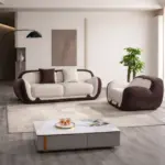 Комплект Sofa Elegance – диван за 2 места + фотьойл, висококачествена пяна, компресиран, без необходимост от монтаж - Image 6