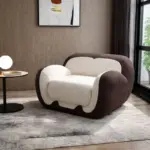 Комплект Sofa Elegance – диван за 2 места + фотьойл, висококачествена пяна, компресиран, без необходимост от монтаж - Image 7