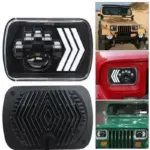 КОМПЛЕКТ ФАРОВЕ P.TIP 29-OFF ROAD: 7"/90W / 5X7 (инча)/12V-24V/5000LM/ IP 67 Водоустойчиви - Image 5