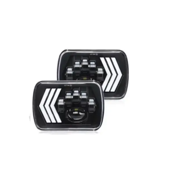 КОМПЛЕКТ ФАРОВЕ P.TIP 29-OFF ROAD: 7"/90W / 5X7 (инча)/12V-24V/5000LM/ IP 67 Водоустойчиви