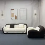 Комплект Sofa Elegance – диван за 2 места + фотьойл, висококачествена пяна, компресиран, без необходимост от монтаж - Image 2