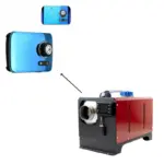 Премиум квадратен преносим дизелов отоплител Smart Heater, мощност 8 kW, 12V, 24V и опционално 220V, Bluetooth дисплей, алуминиев корпус и японска свещ Kyocera, включена зелена такса