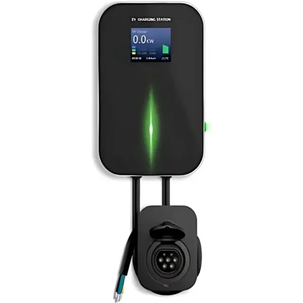 Трифазна EV зарядна станция 22 kW, 32A с RFID, LCD дисплей и Type 2 контакт