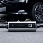 Преносима трифазна станция за зареждане на превозни средства – 22 kW, 32A – Bluetooth и управление чрез приложение - Image 3