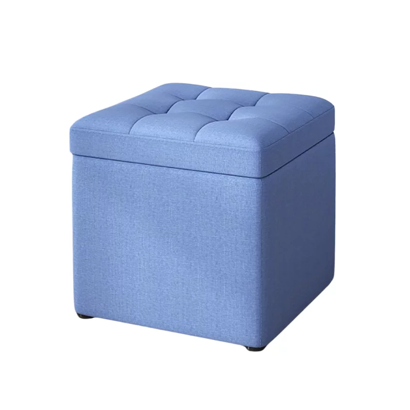 taburet-cu-spatiu-de-depozitare-30x30x35cm-albastru-design-modern-din-material-textil-si-burete-4791__w800_h800_c Табуретка с място за съхранение, 30x30x35см, синя – Модерен дизайн, изработен от плат и гъба - Image 1