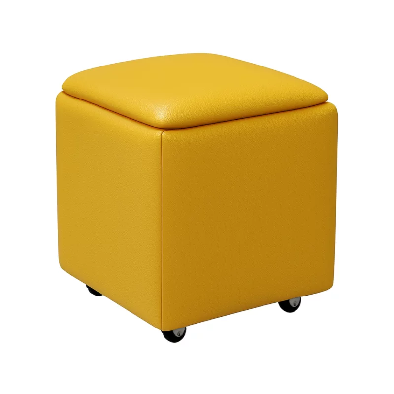 taburet-multifunctional-5-in-1-din-pu-si-latex-galben-4258__w800_h800_c Многофункционален табурет 5 в 1 от PU и латекс – жълт - Image 1