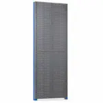 Окачен перфориран панел за инструменти L600xH2000mm, черен