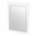 LED огледало за тоалетна масичка CRYSTAL - бяло