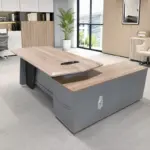 Директорско бюро Portofino B2016A с страничен шкаф, В750 x Д2000 x Ш1600 мм - Image 3