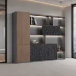 Гардероб Portofino W2422A, с вградено осветление – Д2400 x Ш400 x В2200 мм - Image 3