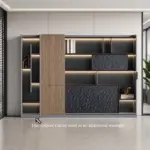 Гардероб Portofino W0520AL, с вградено осветление – Д500 x Ш400 x В2200 мм - Image 4